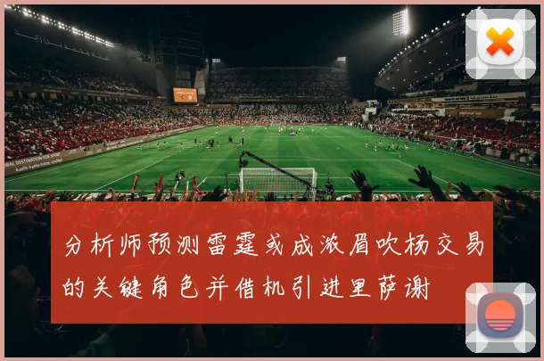 分析师预测雷霆或成浓眉吹杨交易的关键角色并借机引进里萨谢